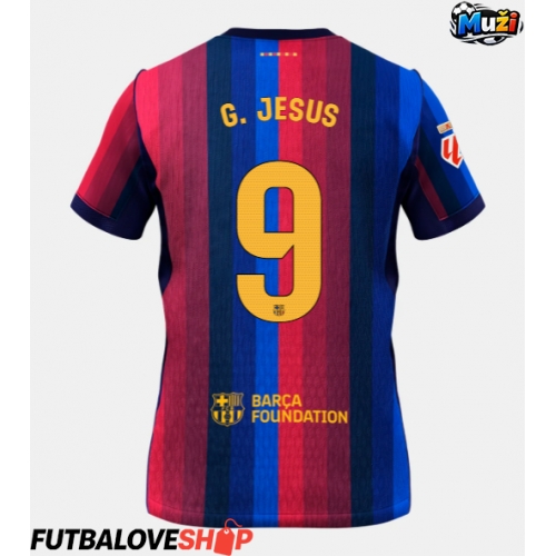 Dres Barcelona Gabriel Jesus #9 Domáci 2026-27 Krátky Rukáv